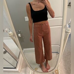 Free People Patti Pant in Salmon
